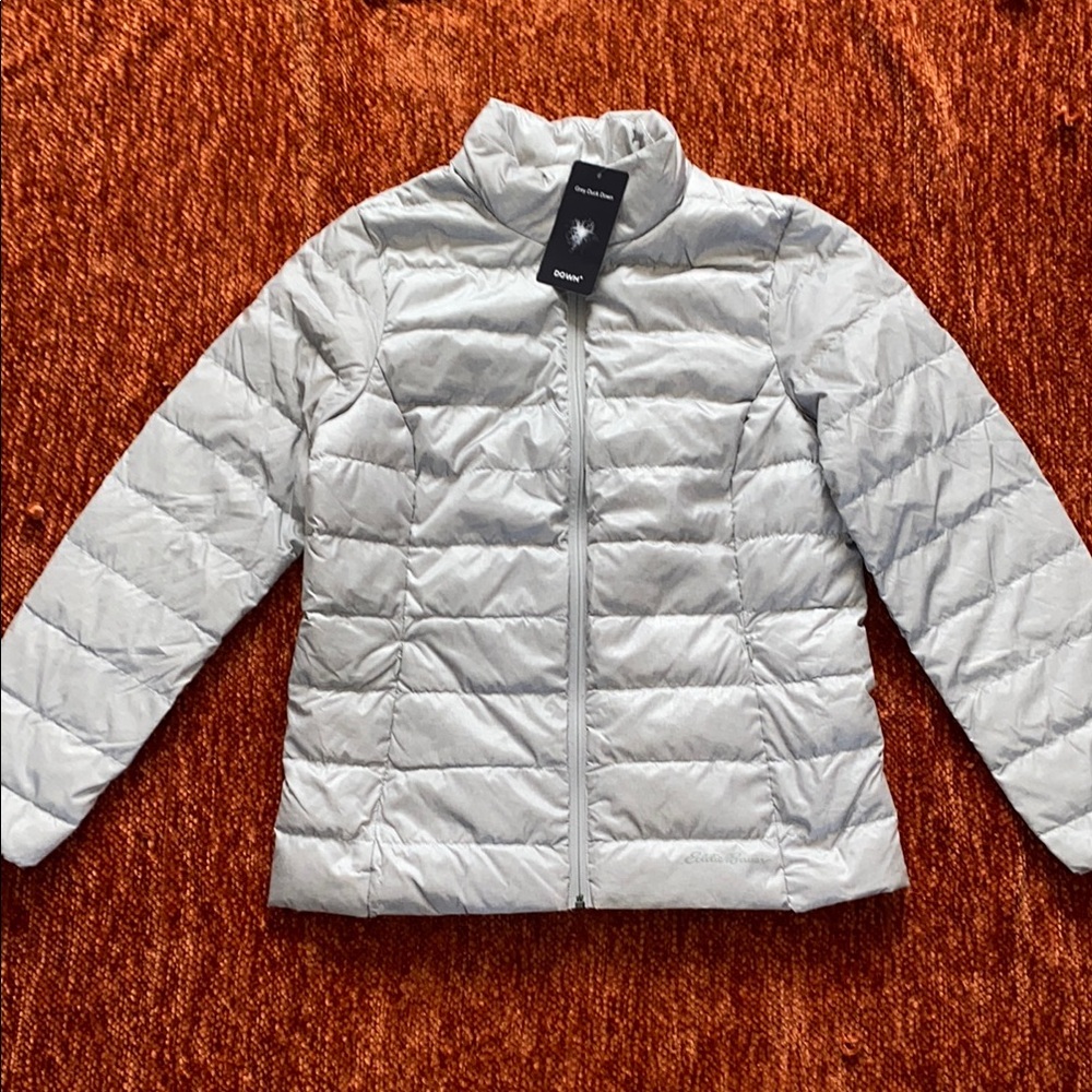 Women's Light Grey Down Jacket